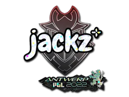 Sticker JaCkz (Glitter) | Antwerp 2022 - Preço e onde comprar no CS2