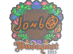 Sticker jambo (Embroidered) | Budapest 2025 - Preço e onde comprar no CS2