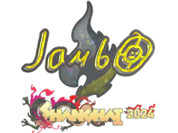Sticker jambo (Glitter) | Shanghai 2024 - Preço e onde comprar no CS2