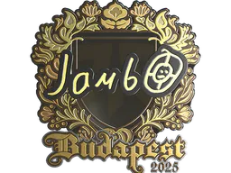 Sticker jambo (Gold) | Budapest 2025 - Preço e onde comprar no CS2