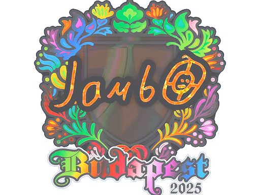 Sticker jambo (Holo) | Budapest 2025 - Preço e onde comprar no CS2