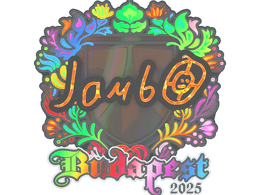 Sticker jambo (Holo) | Budapest 2025 - Preço e onde comprar no CS2