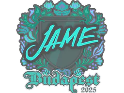Sticker Jame | Budapest 2025 - Preço e onde comprar no CS2