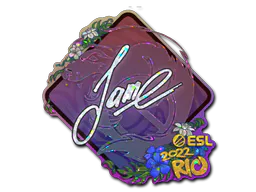 Sticker Jame (Glitter) | Rio 2022 - Preço e onde comprar no CS2