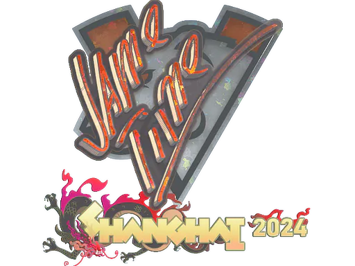 Sticker Jame (Glitter) | Shanghai 2024 - Preço e onde comprar no CS2