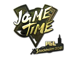 Sticker Jame (Gold) | Stockholm 2021 - Preço e onde comprar no CS2