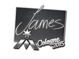 Sticker James | Cologne 2015 - Preço e onde comprar no CS2