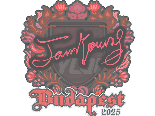 Sticker JamYoung | Budapest 2025 - Preço e onde comprar no CS2