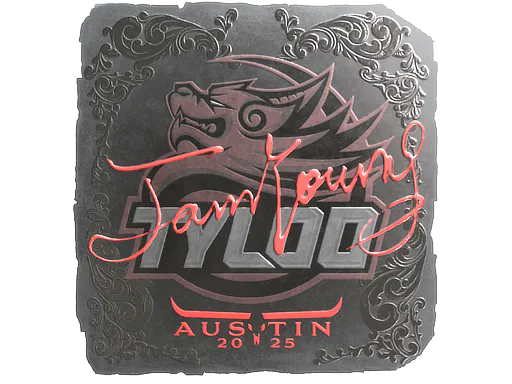 Sticker JamYoung (Foil) | Austin 2025 - Preço e onde comprar no CS2
