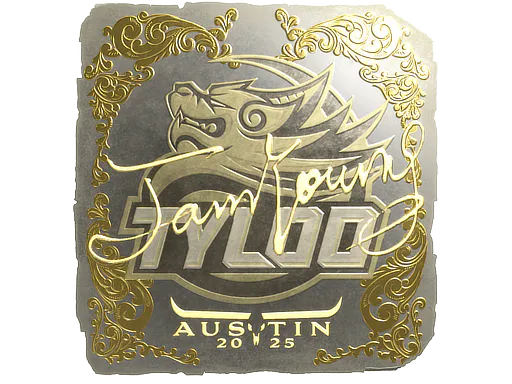 Sticker JamYoung (Gold) | Austin 2025 - Preço e onde comprar no CS2