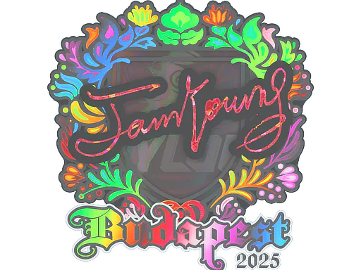 Sticker JamYoung (Holo) | Budapest 2025 - Preço e onde comprar no CS2