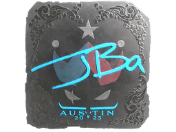 Sticker JBa (Foil) | Austin 2025 - Preço e onde comprar no CS2