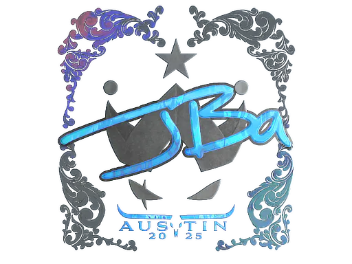 Sticker JBa (Holo) | Austin 2025 - Preço e onde comprar no CS2