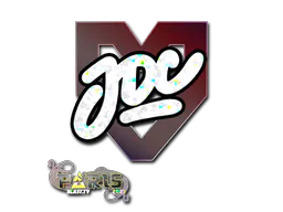 Sticker JDC (Glitter) | Paris 2023 - Preço e onde comprar no CS2