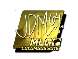 Sticker jdm64 (Gold) | MLG Columbus 2016 - Preço e onde comprar no CS2