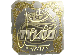 Sticker Jee (Gold) | Austin 2025 - Preço e onde comprar no CS2