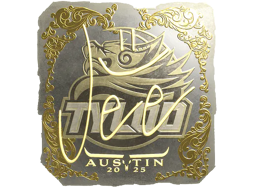 Sticker Jee (Gold) | Austin 2025 - Preço e onde comprar no CS2