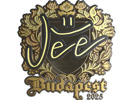 Sticker Jee (Gold) | Budapest 2025 - Preço e onde comprar no CS2