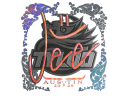 Sticker Jee (Holo) | Austin 2025 - Preço e onde comprar no CS2