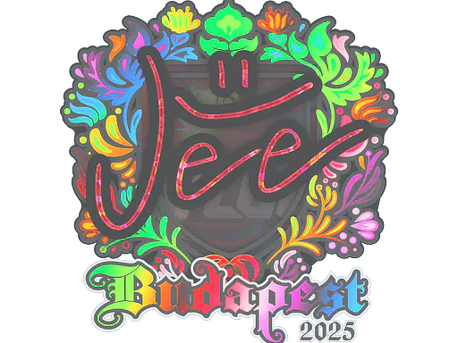 Sticker Jee (Holo) | Budapest 2025 - Preço e onde comprar no CS2