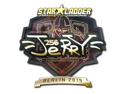 Sticker Jerry (Gold) | Berlin 2019 - Preço e onde comprar no CS2