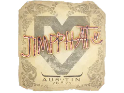Sticker Jimpphat | Austin 2025 - Preço e onde comprar no CS2
