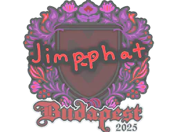 Sticker Jimpphat | Budapest 2025 - Preço e onde comprar no CS2