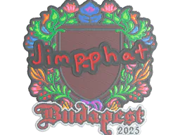 Sticker Jimpphat (Embroidered) | Budapest 2025 - Preço e onde comprar no CS2
