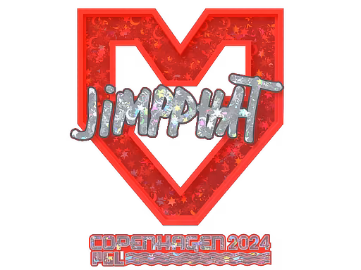 Sticker Jimpphat (Glitter) | Copenhagen 2024 - Preço e onde comprar no CS2