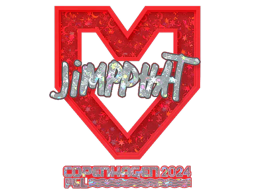Sticker Jimpphat (Glitter) | Copenhagen 2024 - Preço e onde comprar no CS2