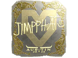 Sticker Jimpphat (Gold) | Austin 2025 - Preço e onde comprar no CS2