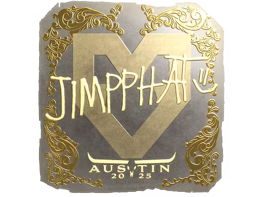 Sticker Jimpphat (Gold) | Austin 2025 - Preço e onde comprar no CS2