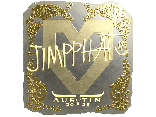 Sticker Jimpphat (Gold) | Austin 2025 - Preço e onde comprar no CS2