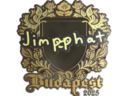 Sticker Jimpphat (Gold) | Budapest 2025 - Preço e onde comprar no CS2