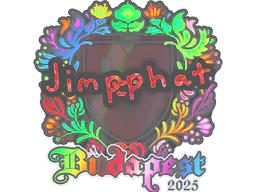 Sticker Jimpphat (Holo) | Budapest 2025 - Preço e onde comprar no CS2