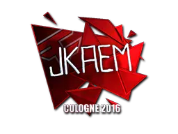 Sticker jkaem (Foil) | Cologne 2016 - Preço e onde comprar no CS2