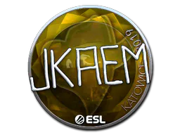 Sticker jkaem (Foil) | Katowice 2019 - Preço e onde comprar no CS2