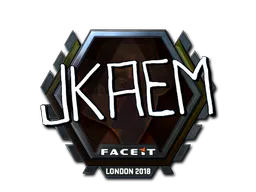 Sticker jkaem (Foil) | London 2018 - Preço e onde comprar no CS2