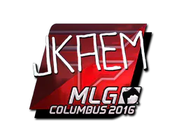 Sticker jkaem (Foil) | MLG Columbus 2016 - Preço e onde comprar no CS2
