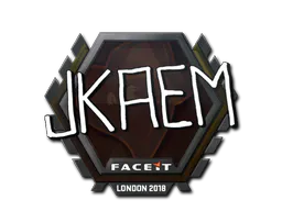 Sticker jkaem | London 2018 - Preço e onde comprar no CS2