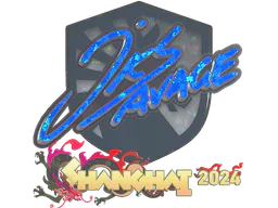 Sticker jks (Glitter) | Shanghai 2024 - Preço e onde comprar no CS2