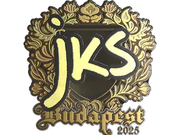 Sticker jks (Gold) | Budapest 2025 - Preço e onde comprar no CS2
