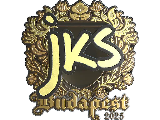 Sticker jks (Gold) | Budapest 2025 - Preço e onde comprar no CS2