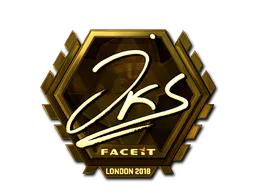 Sticker jks (Gold) | London 2018 - Preço e onde comprar no CS2