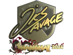 Sticker jks (Gold) | Shanghai 2024 - Preço e onde comprar no CS2