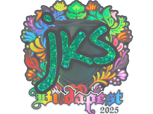 Sticker jks (Holo) | Budapest 2025 - Preço e onde comprar no CS2
