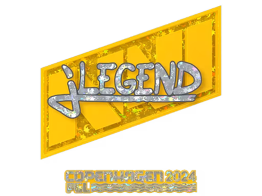 Sticker jL (Glitter) | Copenhagen 2024 - Preço e onde comprar no CS2