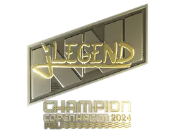 Sticker jL (Gold, Champion) | Copenhagen 2024 - Preço e onde comprar no CS2