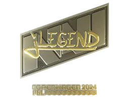 Sticker jL (Gold) | Copenhagen 2024 - Preço e onde comprar no CS2