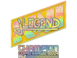 Sticker jL (Holo, Champion) | Copenhagen 2024 - Preço e onde comprar no CS2